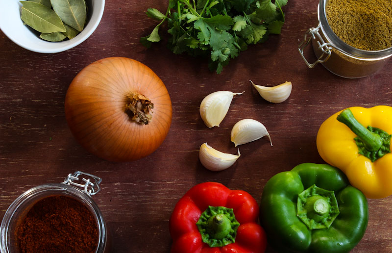 Easy Vegan Chilli Ingredients