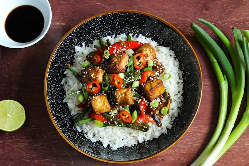 Crispy Tofu Stir-Fry