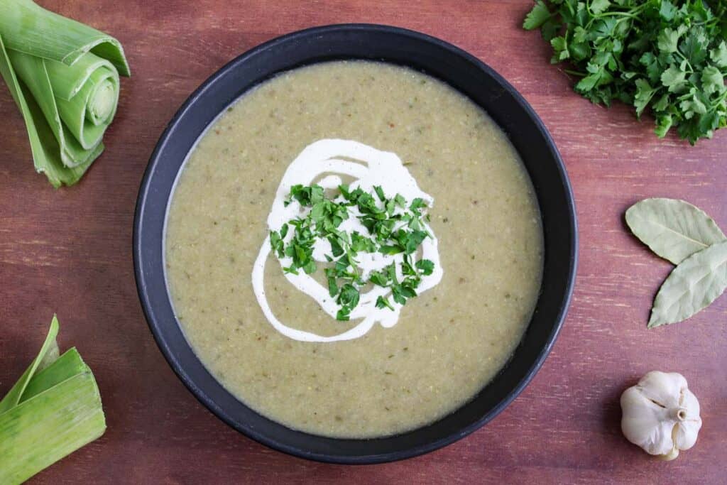 Vegan Mushroom Soup with Tarragon The Pesky Vegan