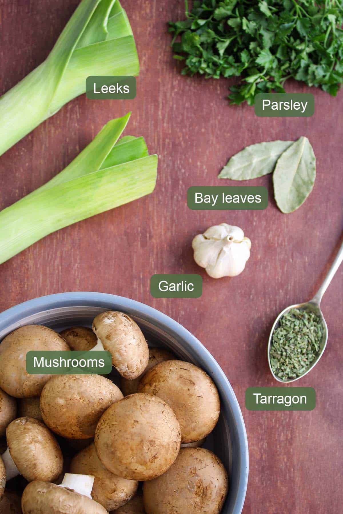 Vegan Mushroom and Tarragon Soup The Pesky Vegan