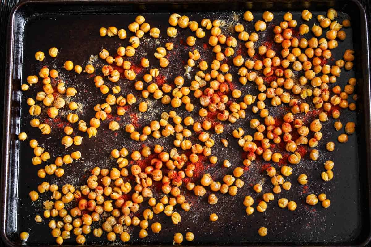 Roasted Chana with Spices Sprinkled Over