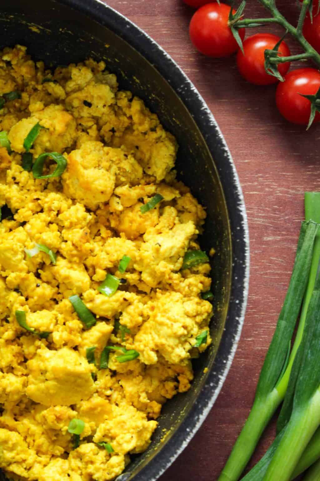 Vegan Scrambled Tofu (Gluten-Free) - The Pesky Vegan