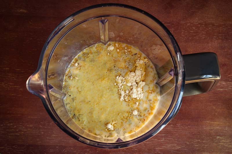 Cream for Vegan Scalloped Potatoes Unblended
