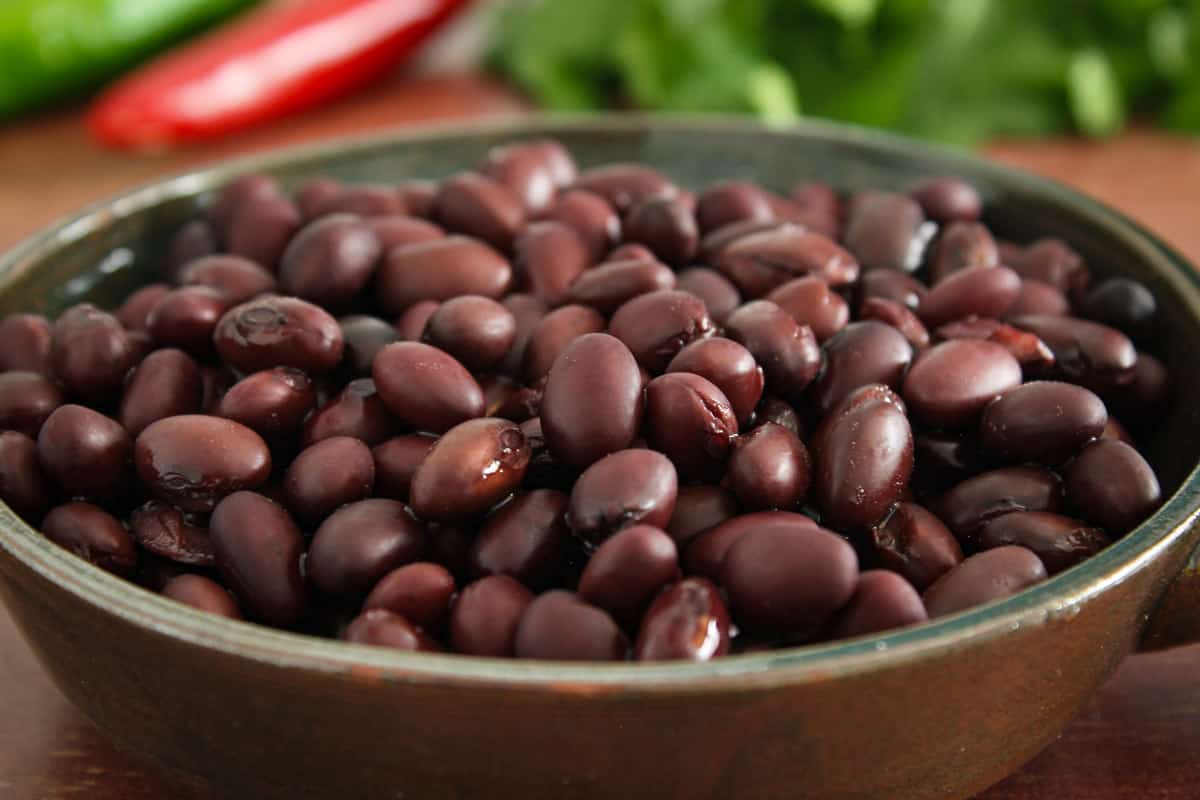 Black Beans in Bowl