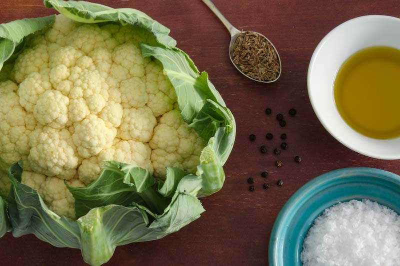 Roasted Cauliflower Ingredients