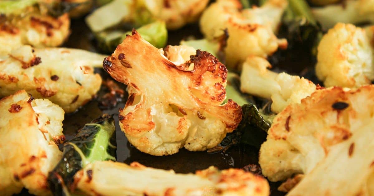 Cumin Roasted Cauliflower (Vegan + Gluten-Free) - The Pesky Vegan