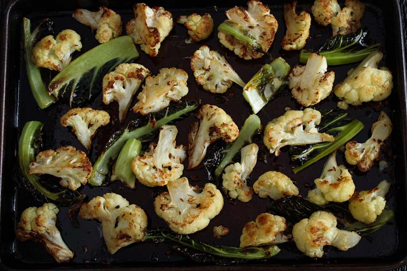 Roasted Cauliflower with Cumin Seeds