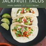 Easy Vegan Jackfruit Tacos Recipe Pin