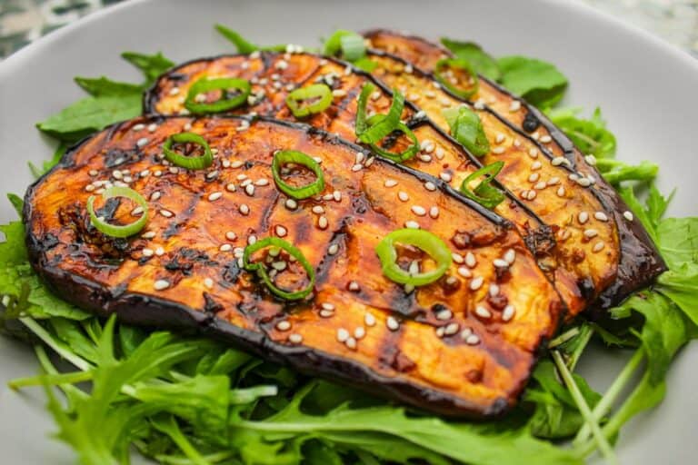Teriyaki Grilled Aubergine (Vegan + GlutenFree) The Pesky Vegan