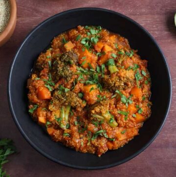Vegan Quinoa Stew in Bowl