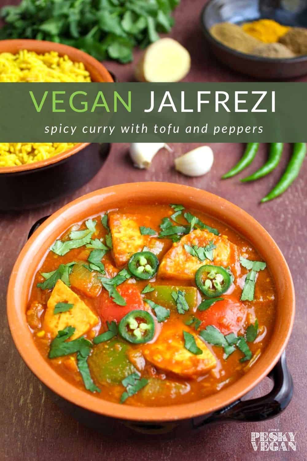 Easy Vegan Jalfrezi (Spicy Tofu & Vegetable Curry) - The Pesky Vegan