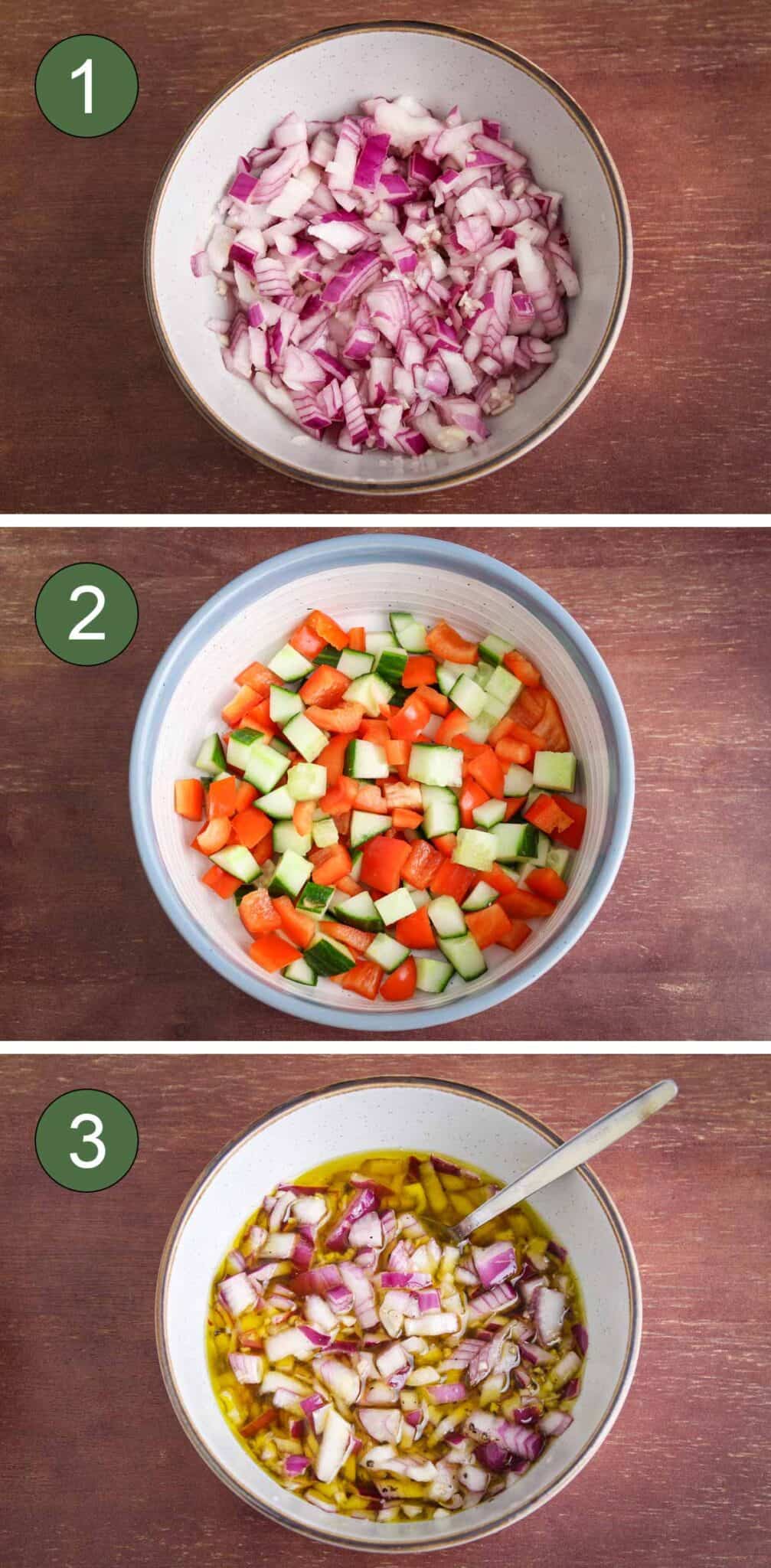 Vegan ThreeBean Salad with Lemon, Mint and Parsley The Pesky Vegan