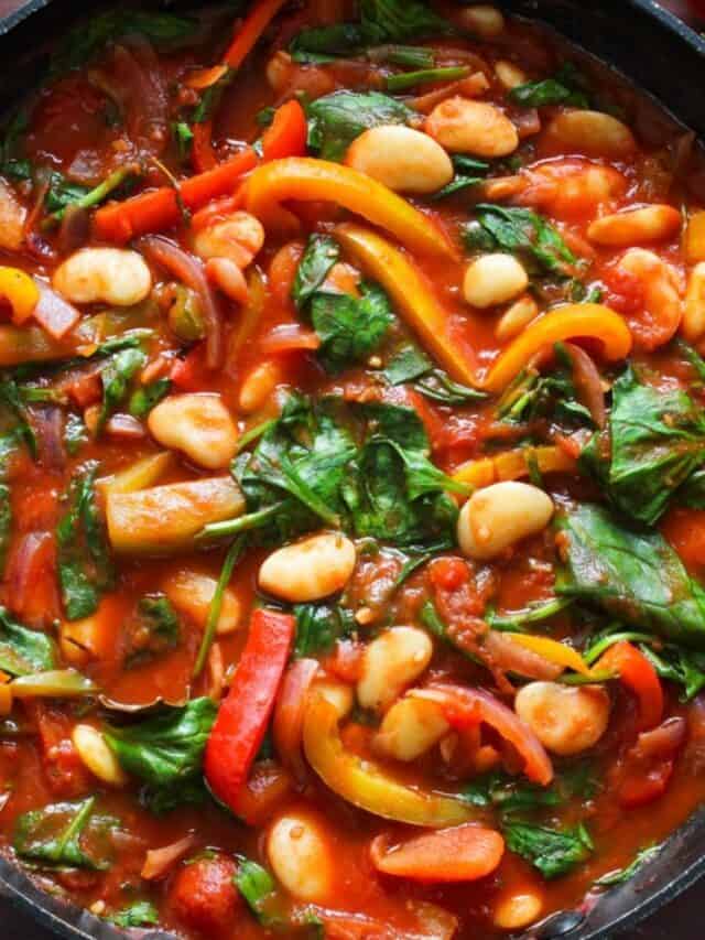 Healthy Vegan Lima Bean Stew