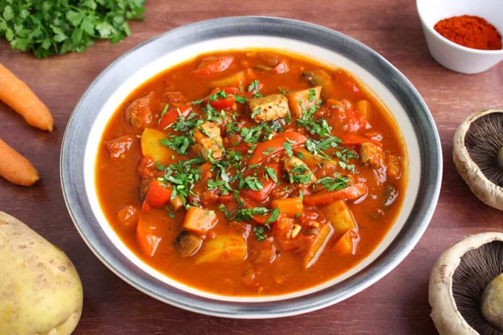 Vegan Goulash (Hungarian Stew) The Pesky Vegan