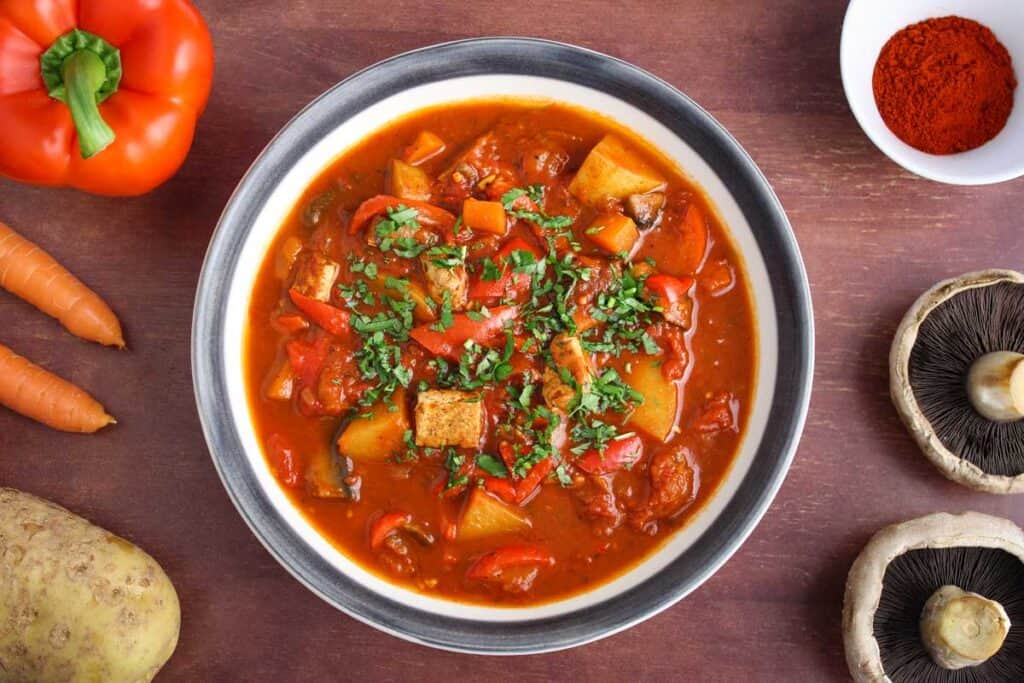 Vegan Goulash (Hungarian Stew) The Pesky Vegan