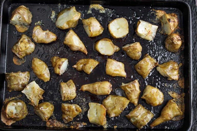 Roasted Jerusalem Artichokes (Sunchokes) The Pesky Vegan