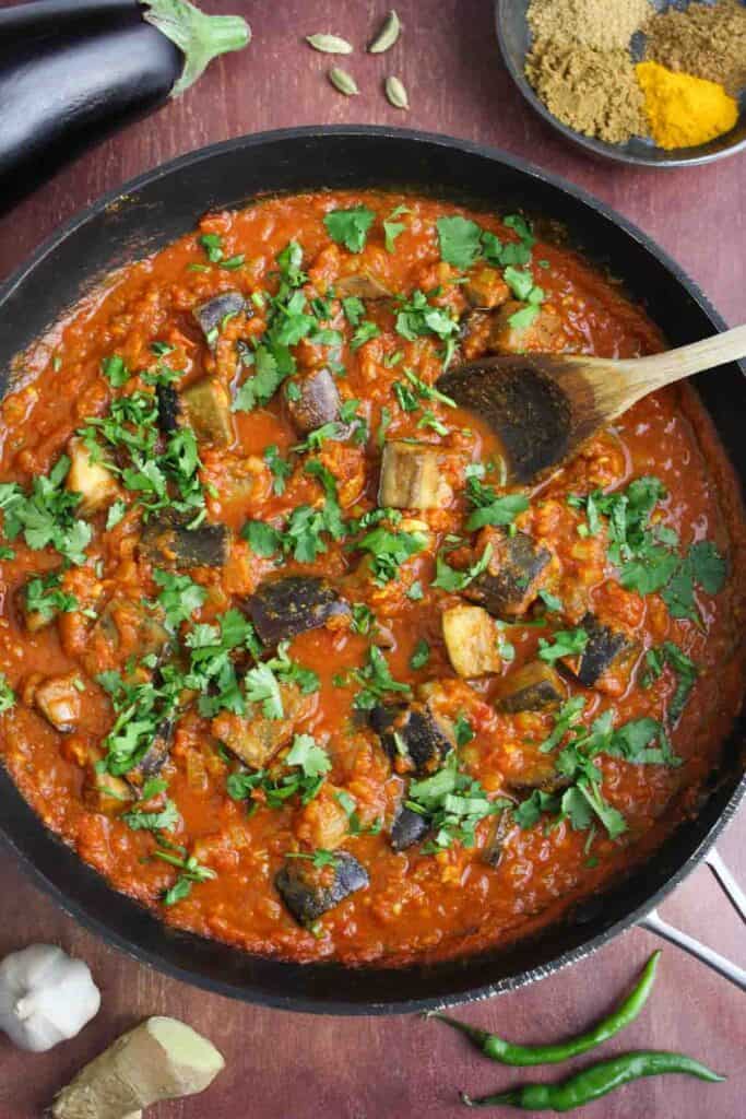 Aubergine Curry (Roasted and NonRoasted) The Pesky Vegan
