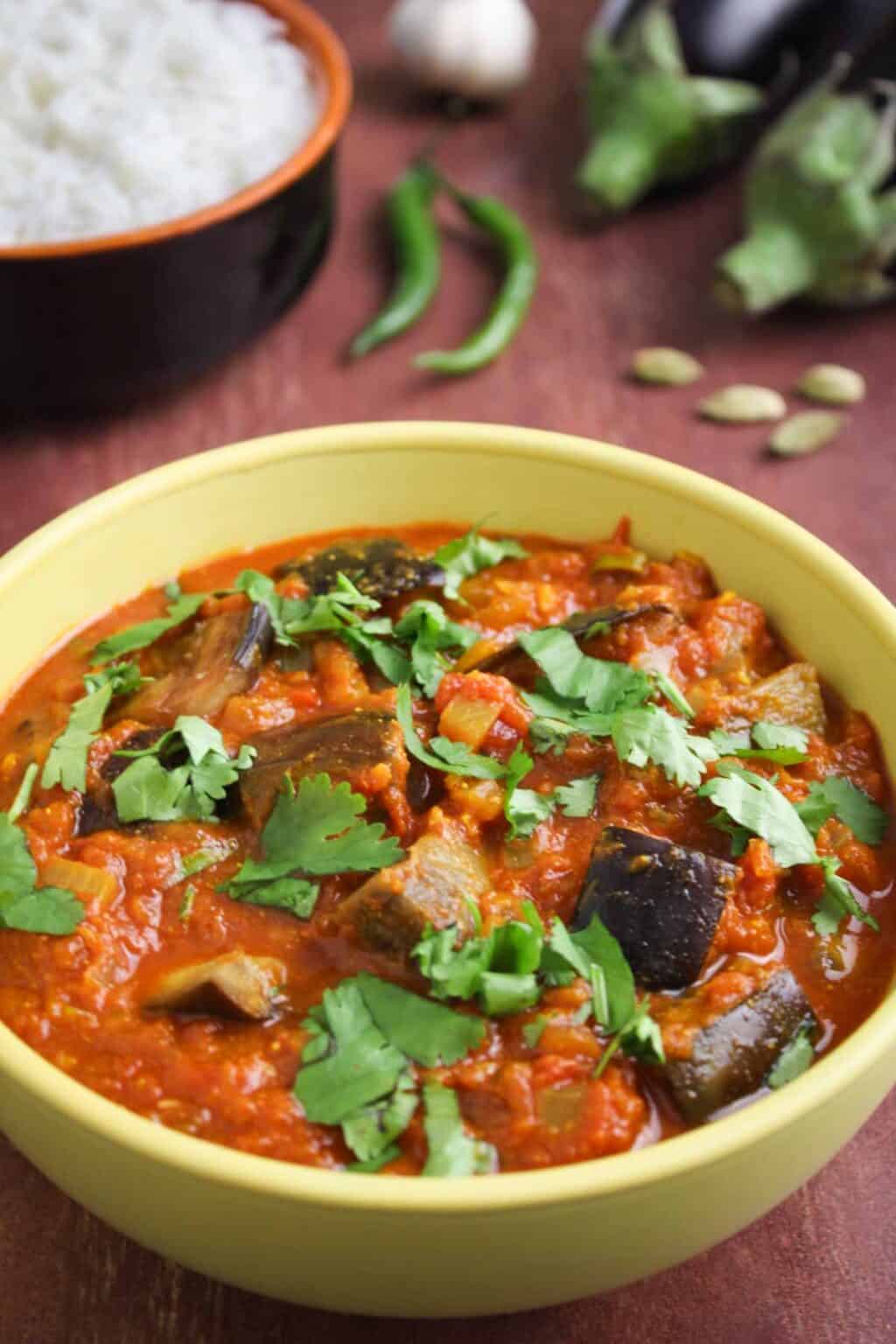 Aubergine Curry (Roasted and NonRoasted) The Pesky Vegan