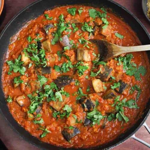 Aubergine Curry (Roasted and NonRoasted) The Pesky Vegan