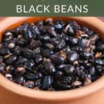 Roasted Black Beans Pin