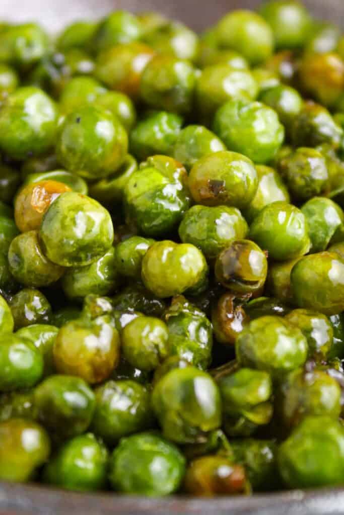 Oven-Roasted Peas (from Frozen) - The Pesky Vegan