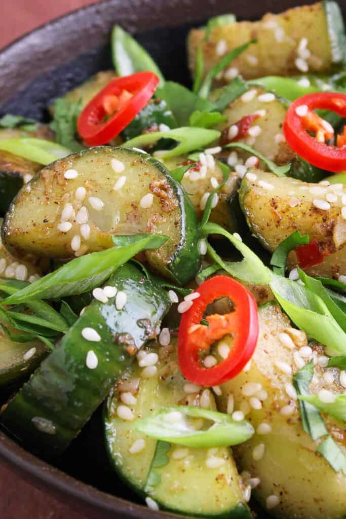StirFried Cucumber with Chinese Five Spice The Pesky Vegan