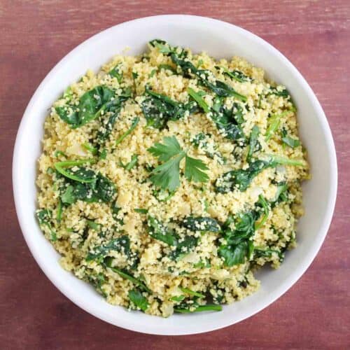 Spinach Couscous Feature