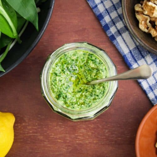 Vegan Wild Garlic Pesto Recipe Feature