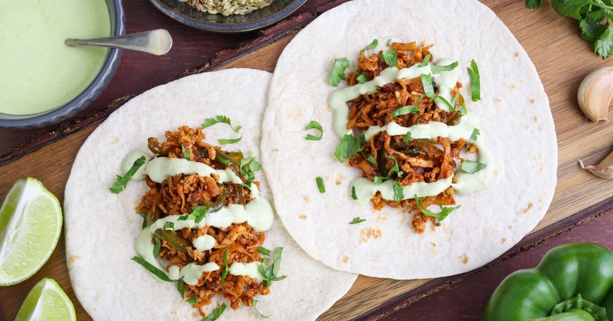 Easy Shredded Tofu Tacos (Cajun-Spiced) - The Pesky Vegan