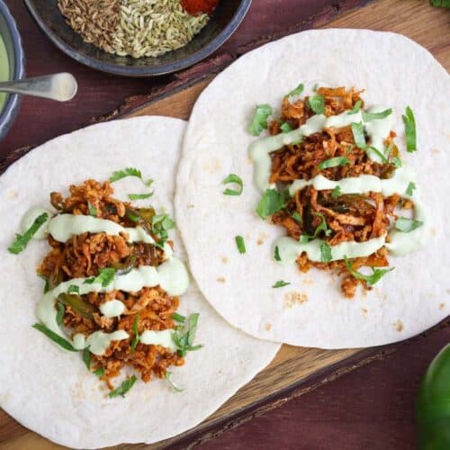 Easy Shredded Tofu Tacos (CajunSpiced) The Pesky Vegan