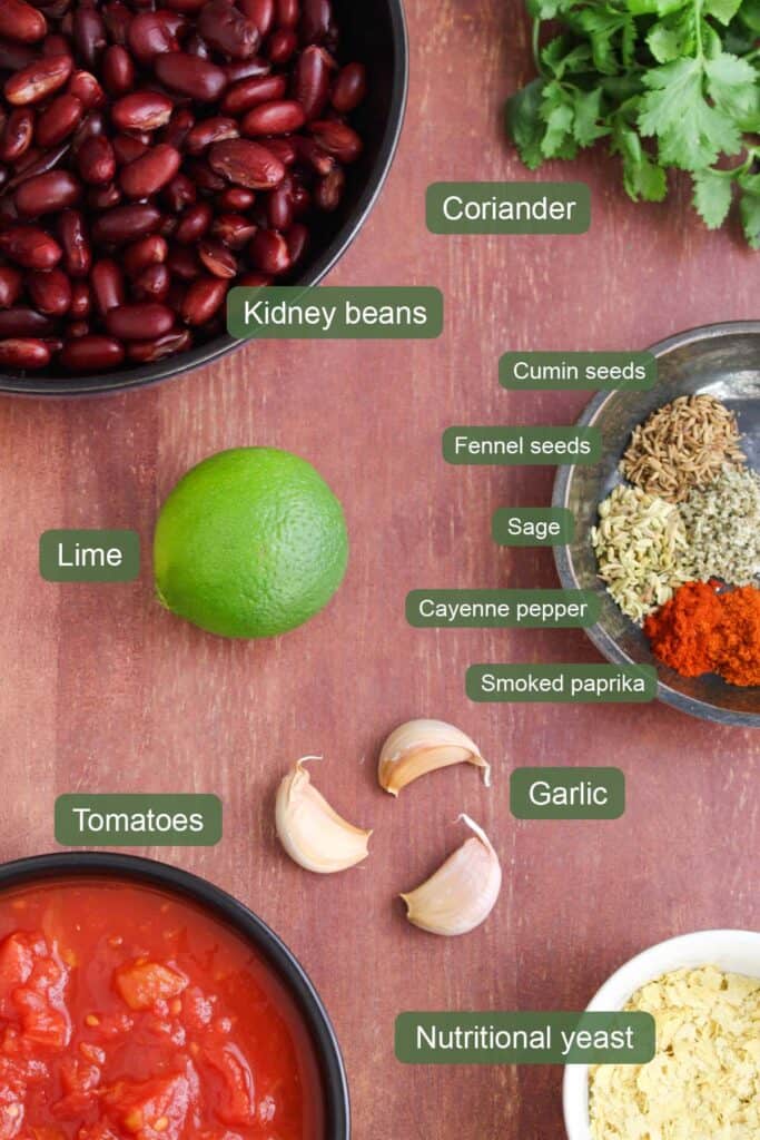 15Minute Kidney Bean Tacos (SemiMashed) The Pesky Vegan