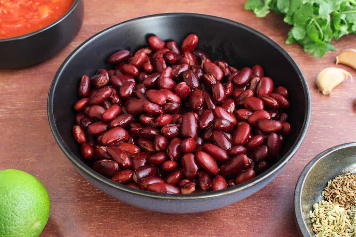 Red Kidney Beans in Bowl