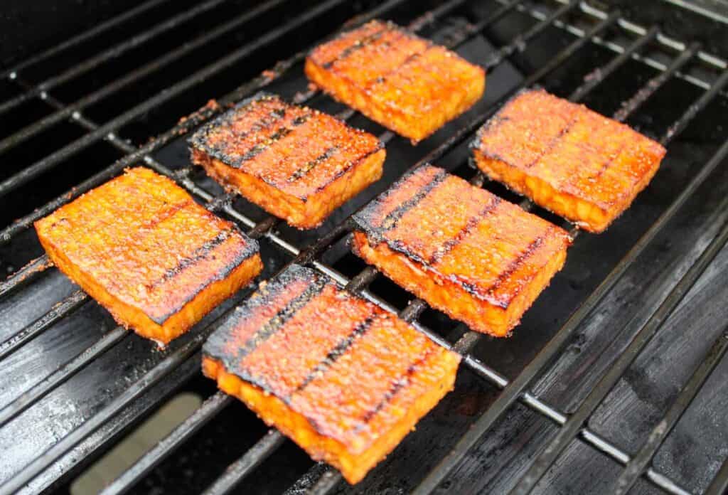 Meaty Grilled Tempeh with SesameLime Marinade The Pesky Vegan