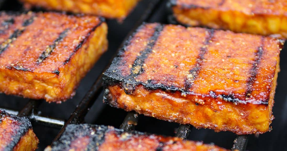 Meaty Grilled Tempeh with SesameLime Marinade The Pesky Vegan