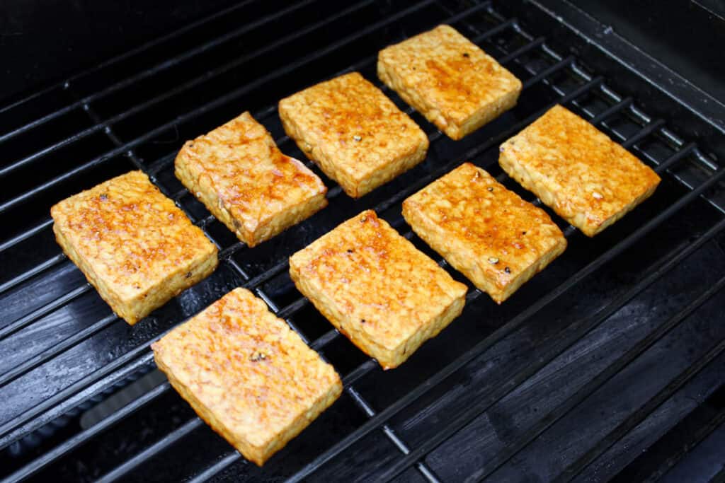 Meaty Grilled Tempeh with SesameLime Marinade The Pesky Vegan