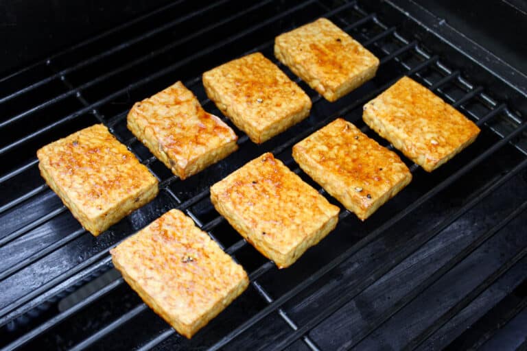 Meaty Grilled Tempeh with SesameLime Marinade The Pesky Vegan