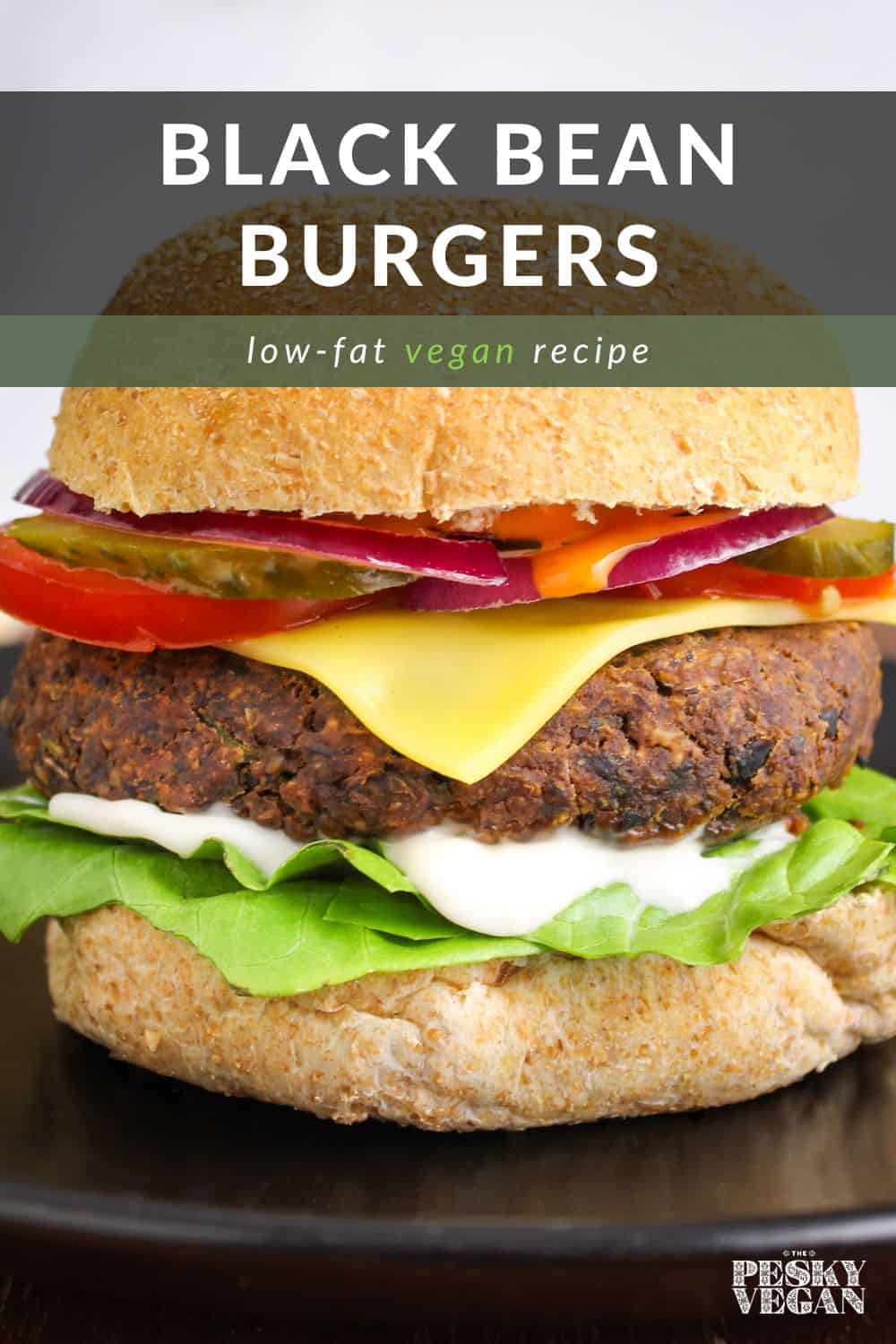 Healthy Black Bean Burgers (Vegan + GlutenFree) The Pesky Vegan