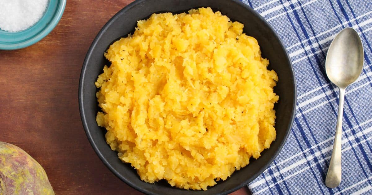 Neeps Recipe (Mashed Swede) - The Pesky Vegan
