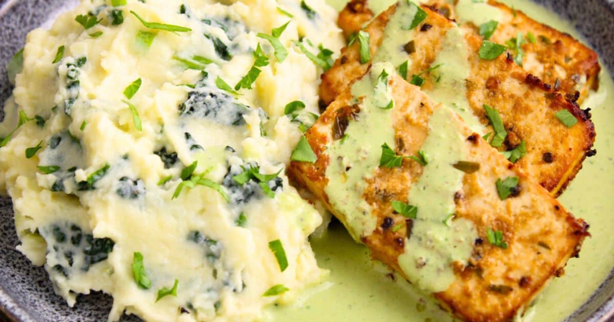 Creamy Lemon Herb Tahini Sauce - The Pesky Vegan