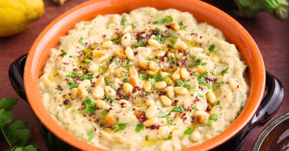 Creamy Baba Ganoush (Aubergine Dip) - The Pesky Vegan