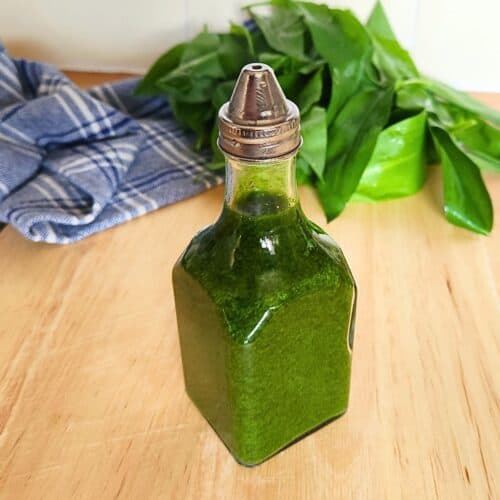 Wild garlic oil recipe feature