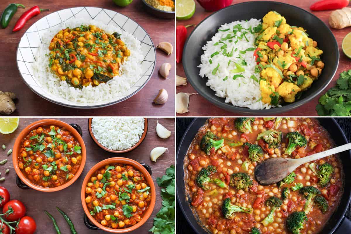 Gallery of recipes with chickpeas β various curries and stews