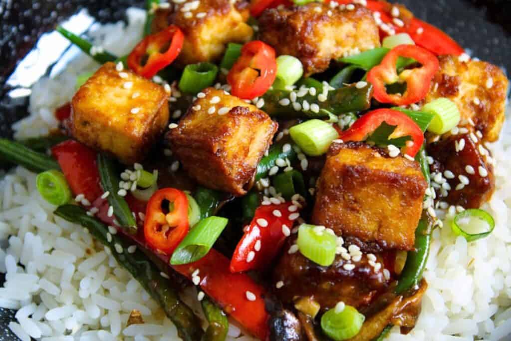 Crispy tofu stir-fry recipe