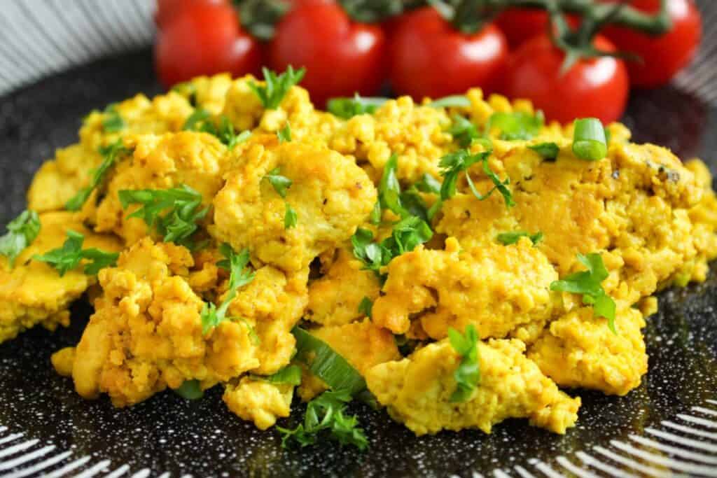 Vegan tofu scramble recipe