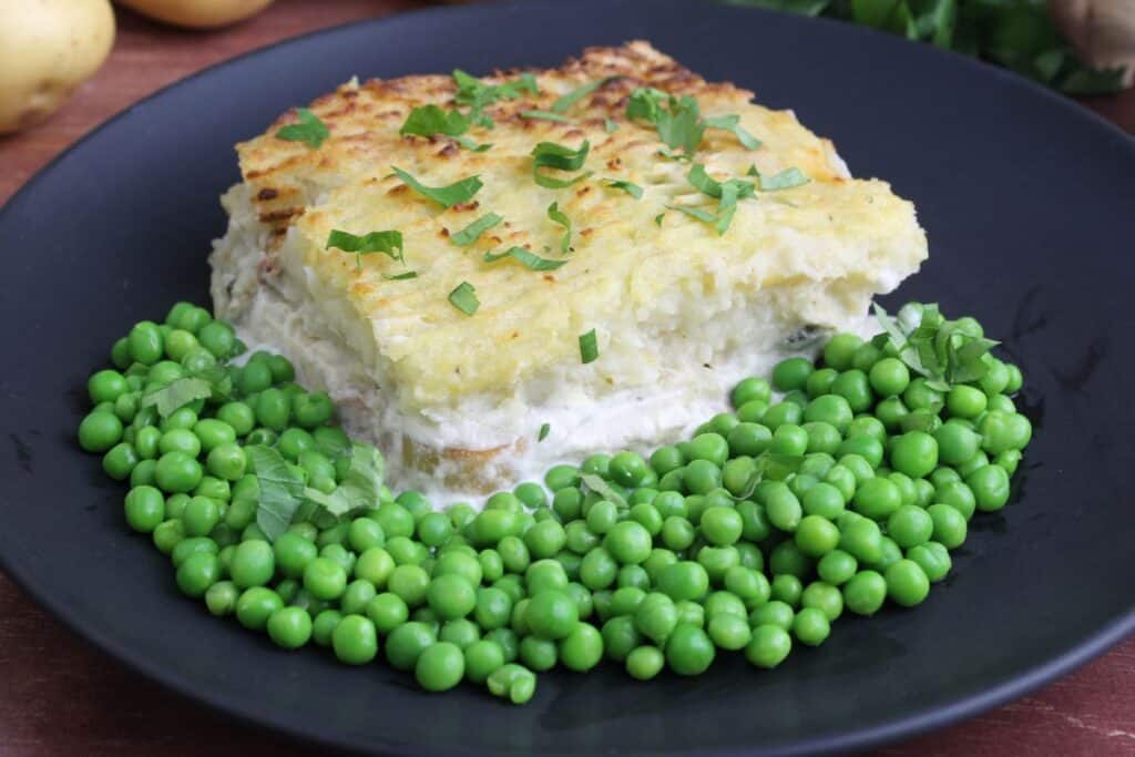 Vegan fish pie with tofu recipe