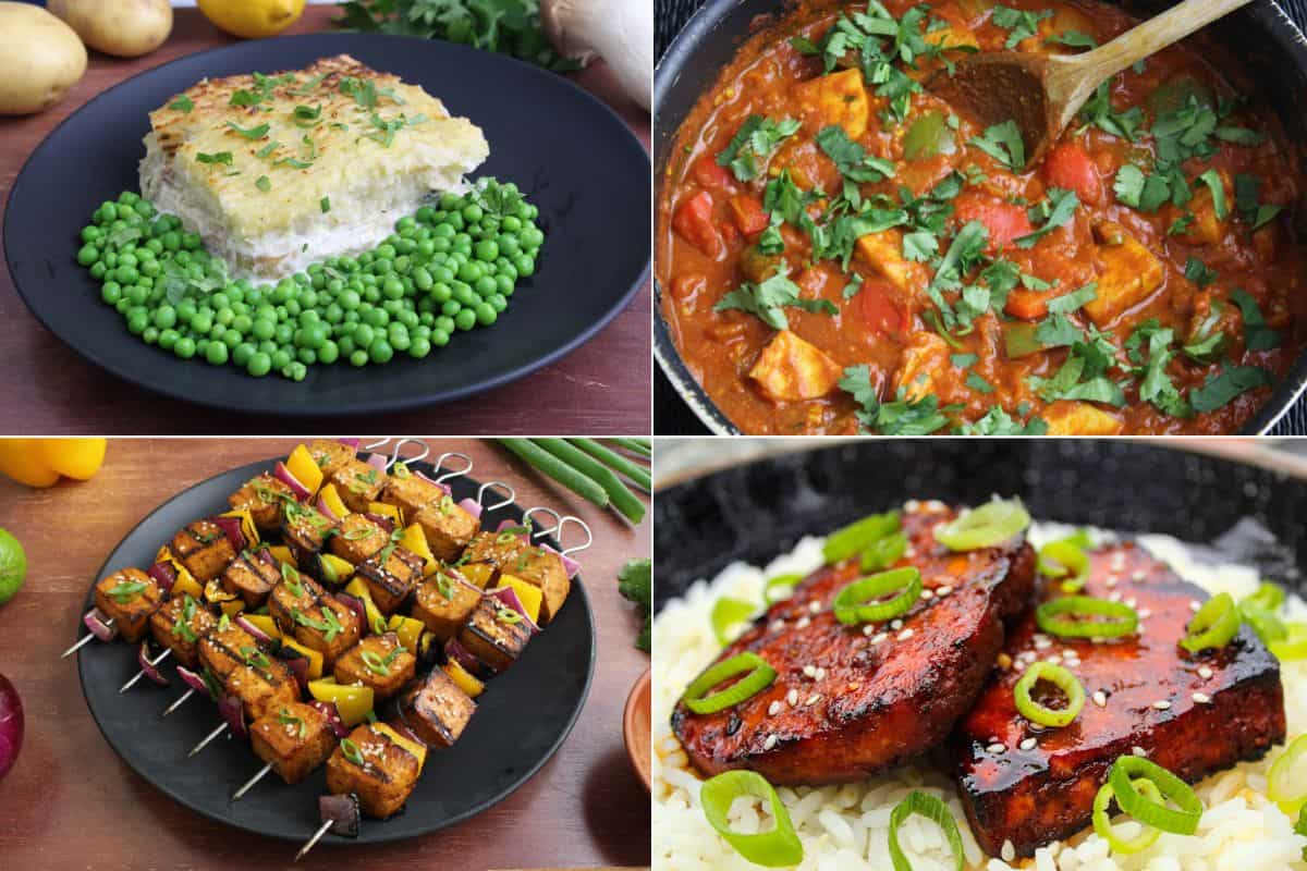 Collection of flavourful vegan tofu recipes