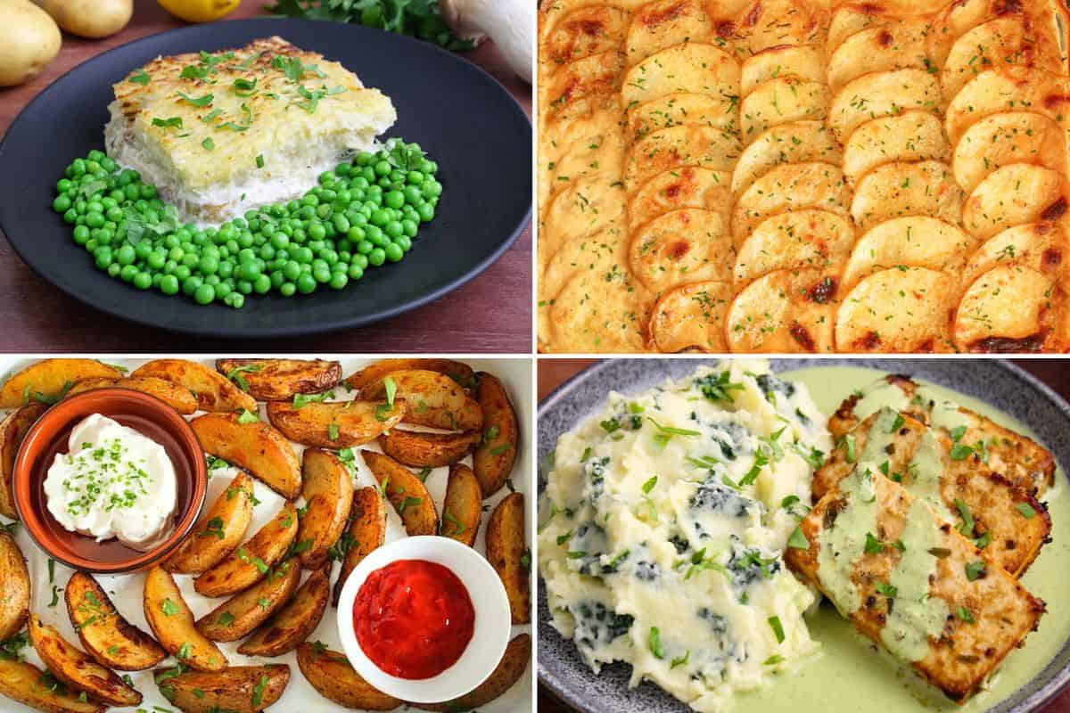 Recipes with all-rounder potatoes – fish pie, scalloped, wedges, colcannon mash